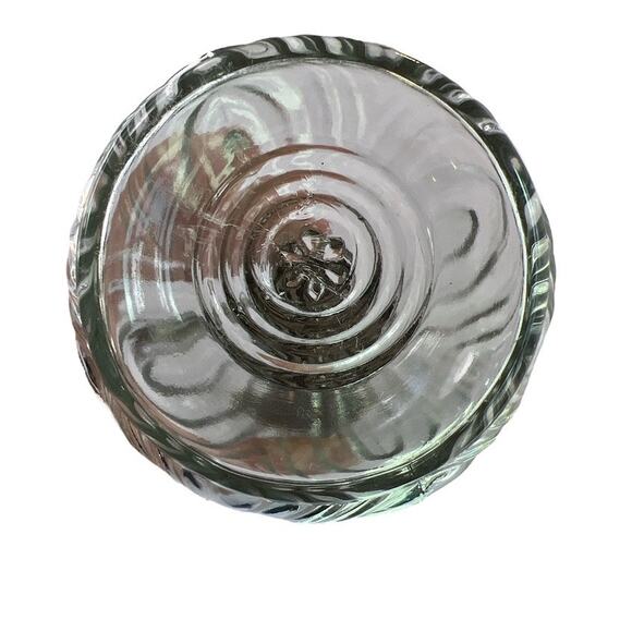 Vintage Clear Glass Nut Spice Grinder Turn Decor Retro Granny Cottage Farm House - Picture 5 of 7